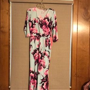 Floral maxi dress